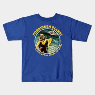 Forbidden Planet Circle Retro Kids T-Shirt